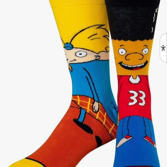 NWT Odd Sox, Arnold Gerald 360, Funny Novelty Socks, Adult, Large 6-13 - Picture 2 of 5